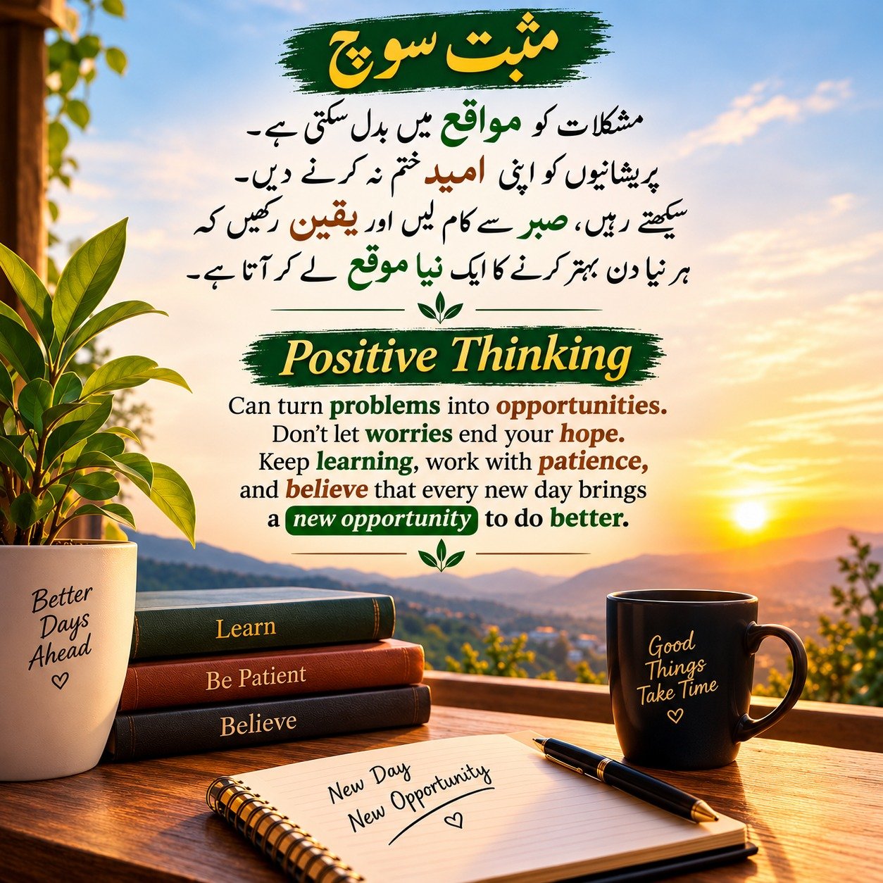 🌷آپ کا رویہ آپ کی زندگی بناتا ہے