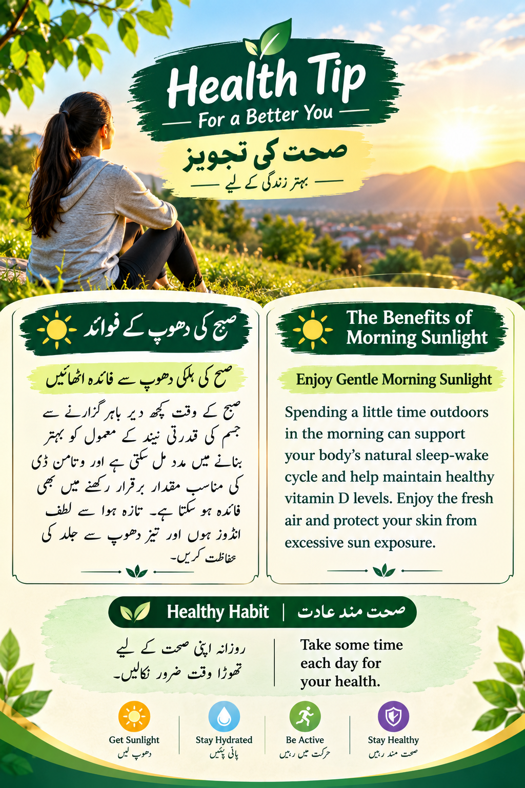 The Benefits of Morning Sunlight🌿